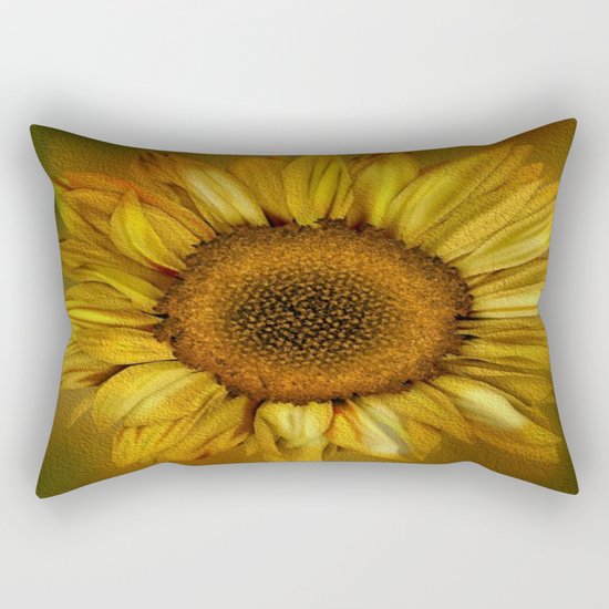 Sunflower - Vintage Rectangular Pillow