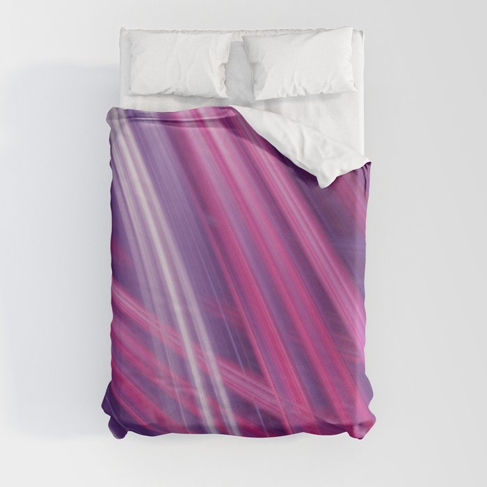 Magenta and Purple Swirl Duvet Cover