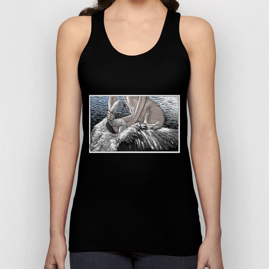 asc 677 - Les ailes du désir (The swain in disguise) Colored version Unisex Tank Top