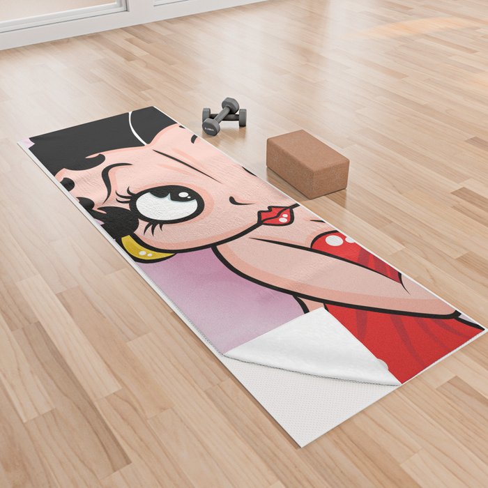 Betty Boop OG by Art In The Garage Yoga Towel