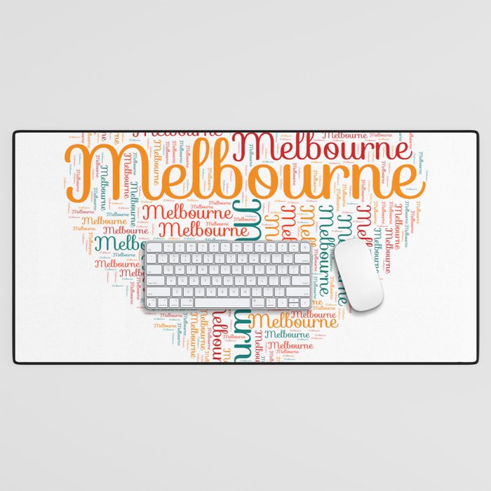 Melbourne honeymoon Desk Mat