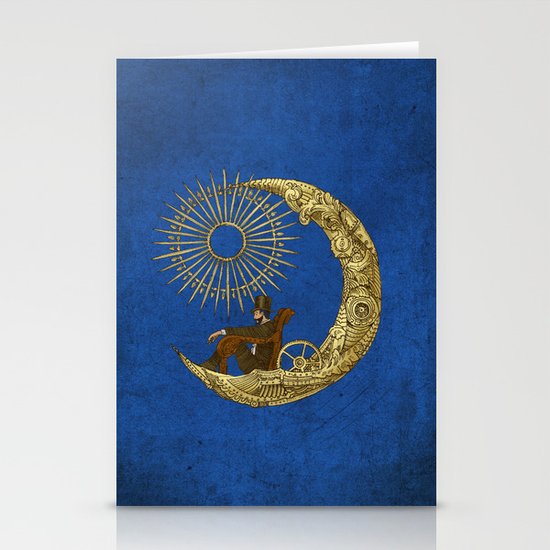 Moon Travel (Colour Option) Stationery Cards