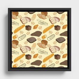 Bread Bakery And Pastry Framed Canvas