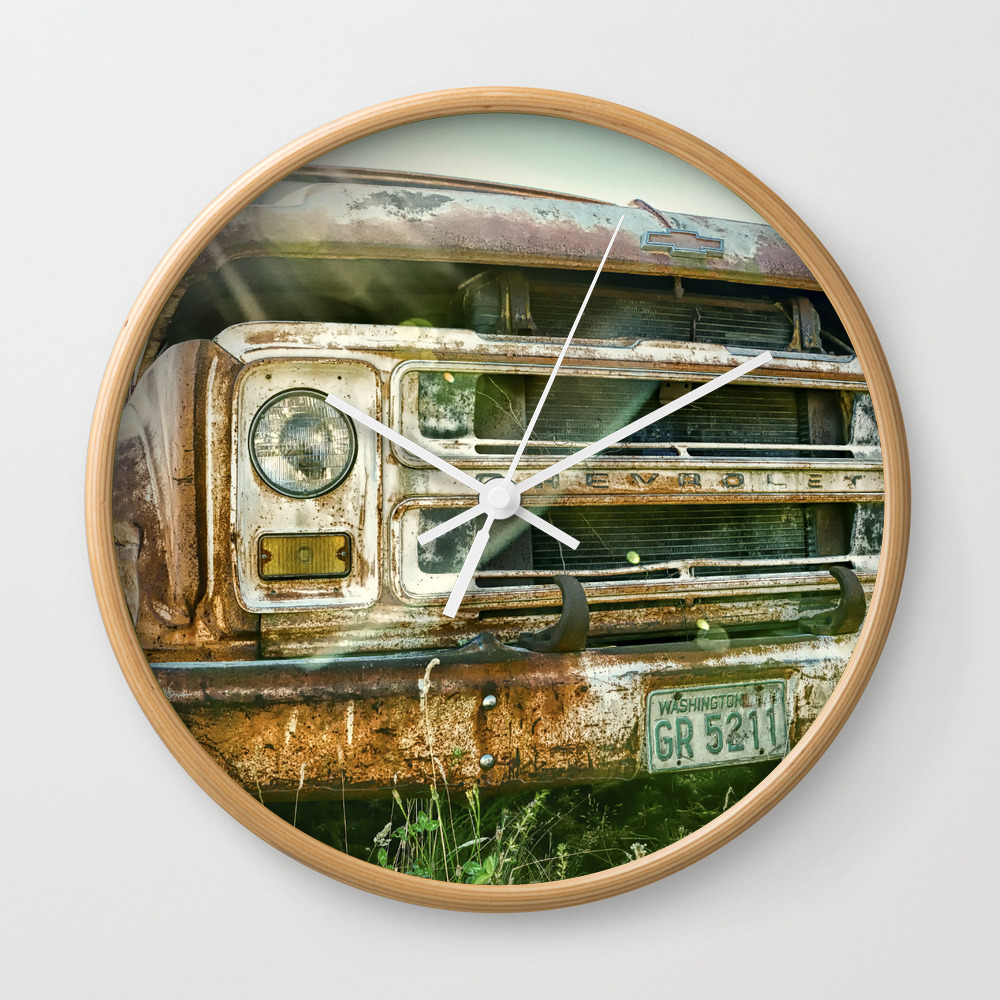 Vintage Chevy Truck Wall Clock