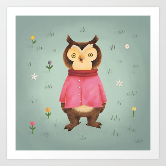 Barn Owl Art Print