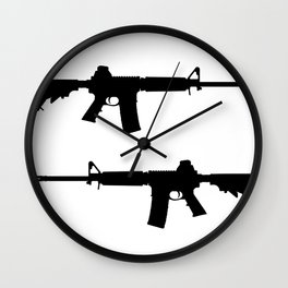 AR-15 Wall Clock