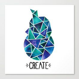 Creative Geometric Triangles Canvas Print