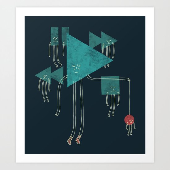The Joy of Playing Art Print