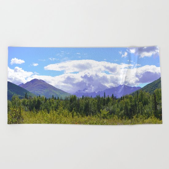 The Mountains Are Calling . . . II Beach Towel