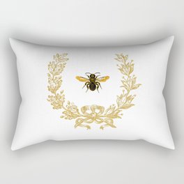 French Bee acorn wreath Rectangular Pillow