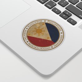 Vintage Republic of the Philippines Sticker