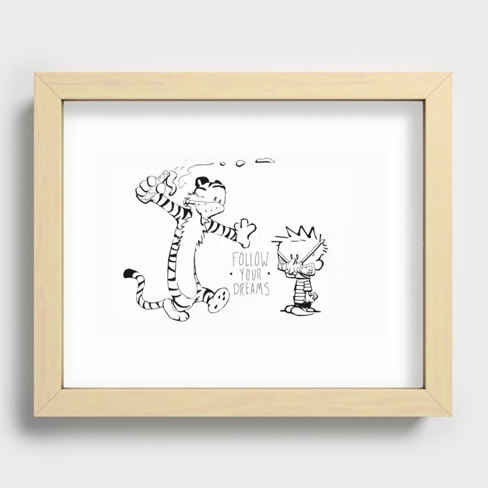 Follow Your Drams Recessed Framed Print