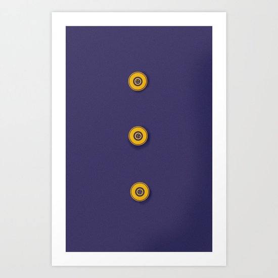 Buttons Art Print