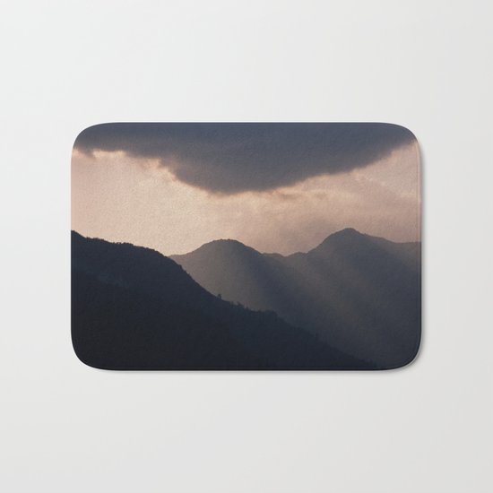 let there be night Bath Mat