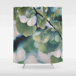 Rain in Yoyogi-kōen Shower Curtain