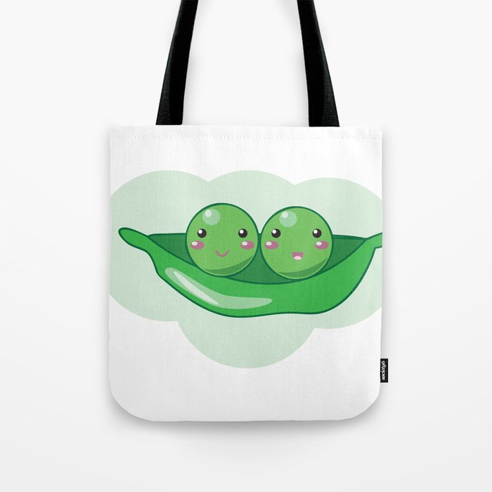 2 Peas In A Pod Tote Bag By Corinnafaye