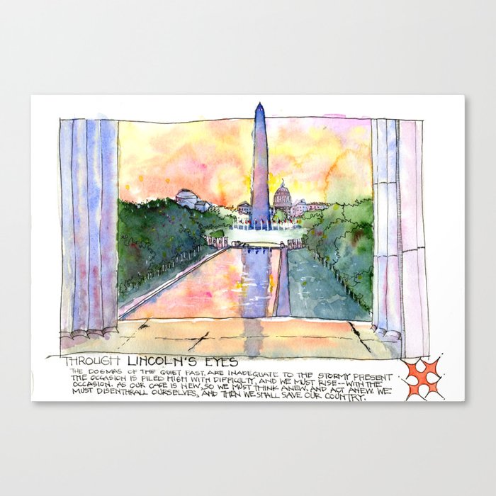 Canvas Lincoln Tech >> Through Lincoln S Eyes Washington Dc Canvas Print By Canvas Lincoln Tech >> Through Lincoln S Eyes Washington Dc Canvas Print By