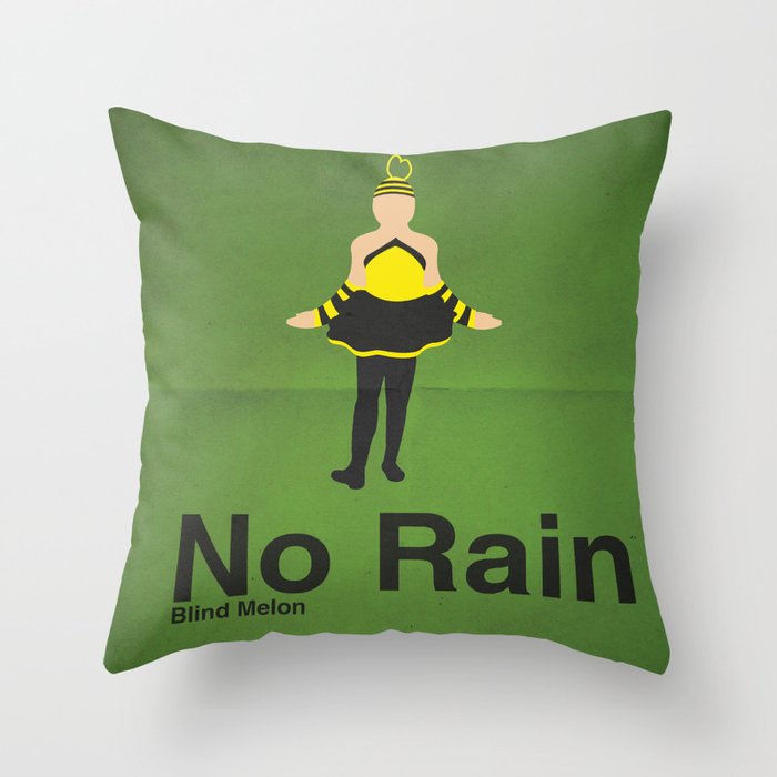 No Rain Throw Pillow
