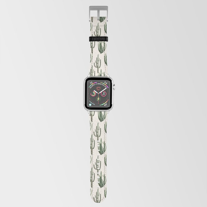 Leather cactus sale apple watch band