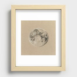 Moon Recessed Framed Print