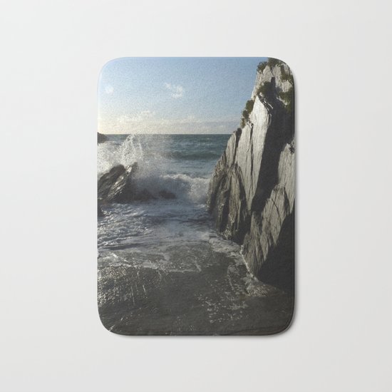 Black Rock, White Light. Bath Mat