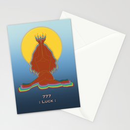 Angel number 777 - Luck Stationery Cards