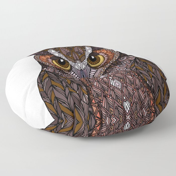 Great Horned Owl 2016 Floor Pillow