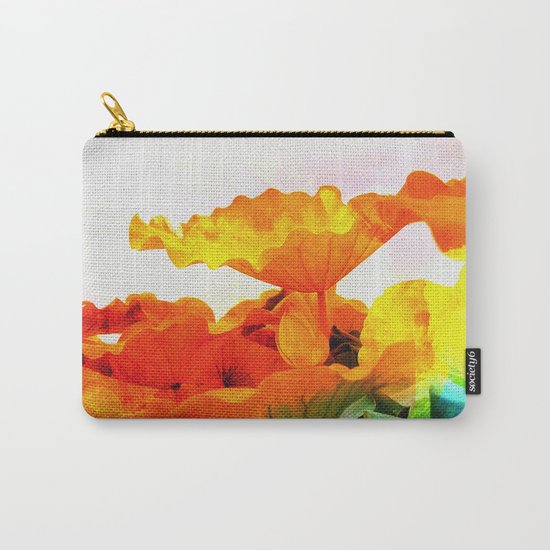 Enchanted Lotus Leaves Carry-All Pouch
