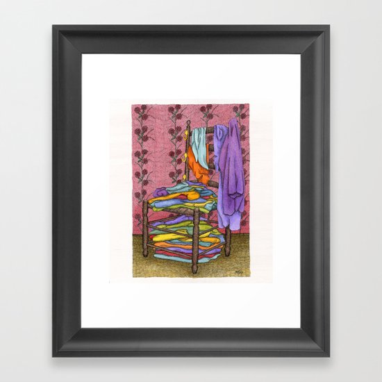 The Closet Framed Art Print