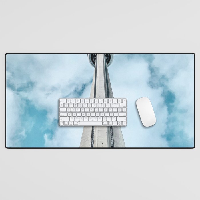 Canada Photography - Beneath The CN Tower Desk Mat