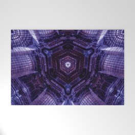 Sacred Geometry Art - Singularity - Purple Welcome Mat