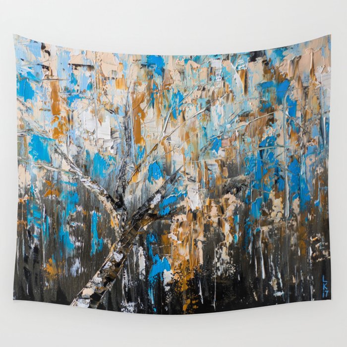 Birch branches Wall Tapestry