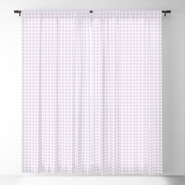 Lilac Gingham Blackout Curtain