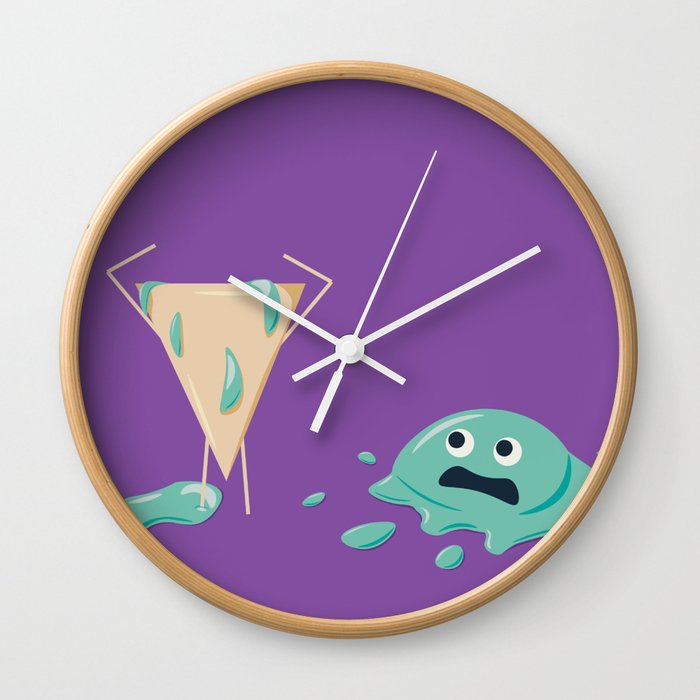 Another Ice Cream Tragedy Wall Clock