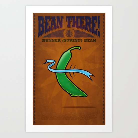 Bean There! Runner Art Print