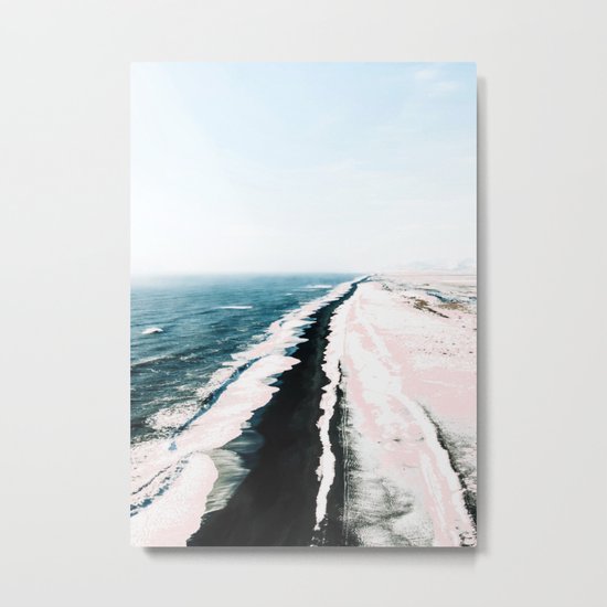 Pink Sand #society6 #decor #buyart Metal Print