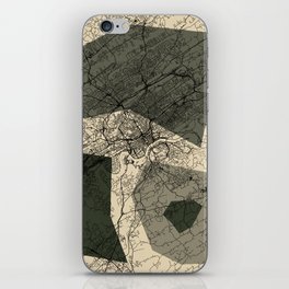 Knoxville, USA - retro city map iPhone Skin
