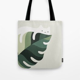 Cat and Plant 12C Tote Bag