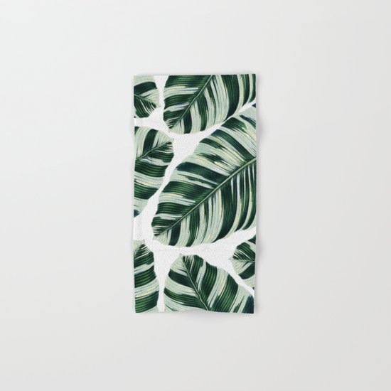 Tropical Foliage #society6 #buyart #decor Hand & Bath Towel