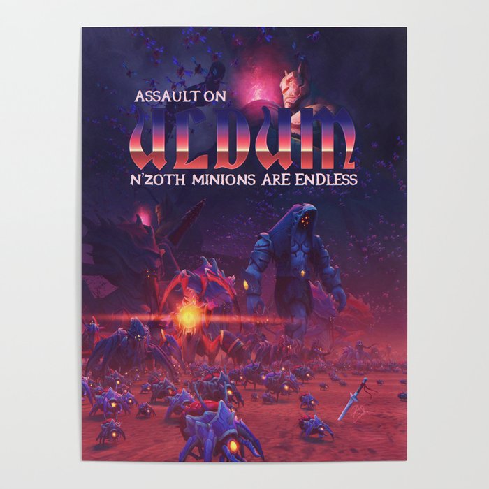 Assault on Uldum (Novel cover) Poster