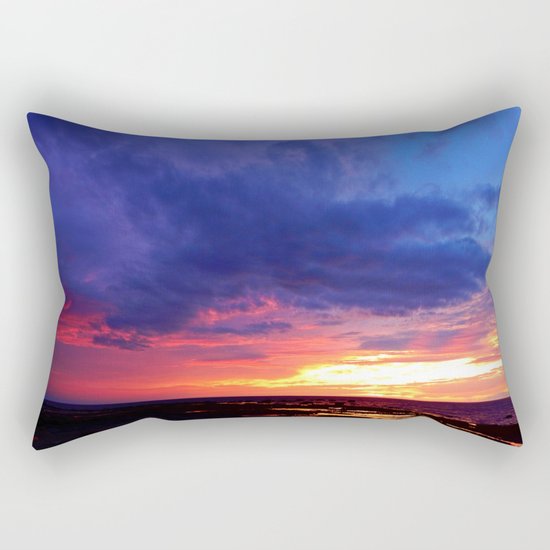 Evening's Face Rectangular Pillow