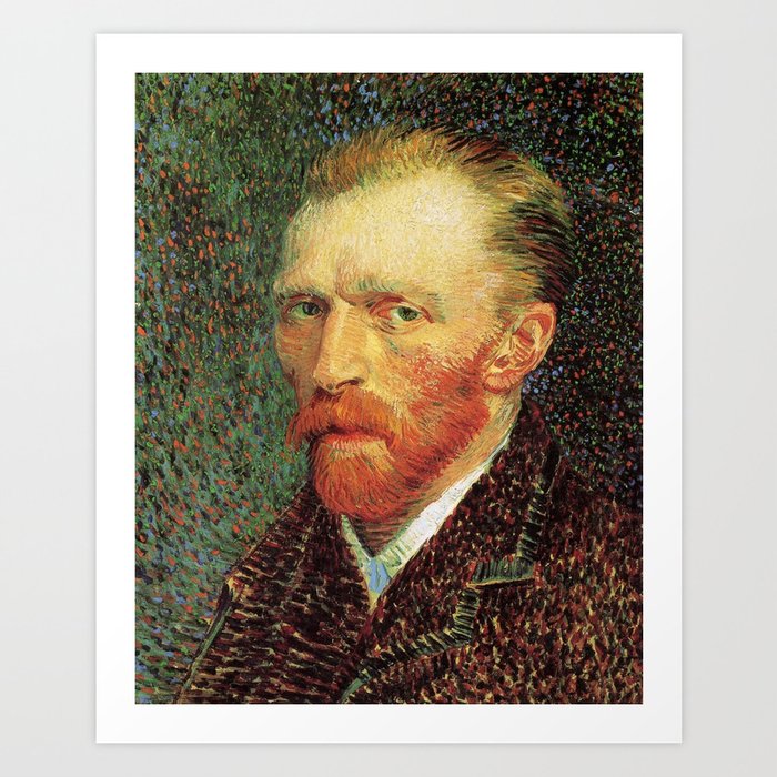 Self-Portrait Vincent van Gogh Date: 1887 Art Print