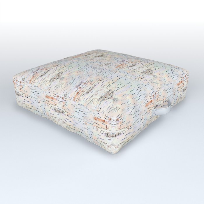 Birch Tree Outdoor Floor Cushion