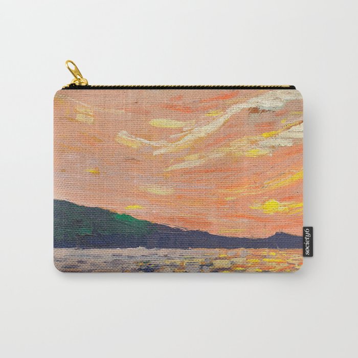 Tom Thomson - Smoke Lake - Canada, Canadian Oil Painting - Group of Seven Carry-All Pouch