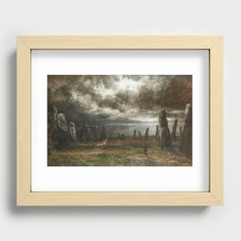  Stonehenge by Moonlight - David Cox (1783-1859) Recessed Framed Print