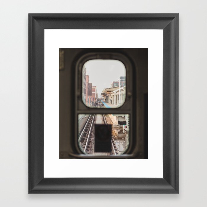 Loop Bound - Chicago El Photography Framed Art Print