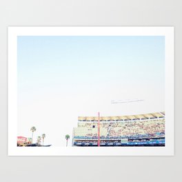 Dodger Stadium Magic Hour Art Print