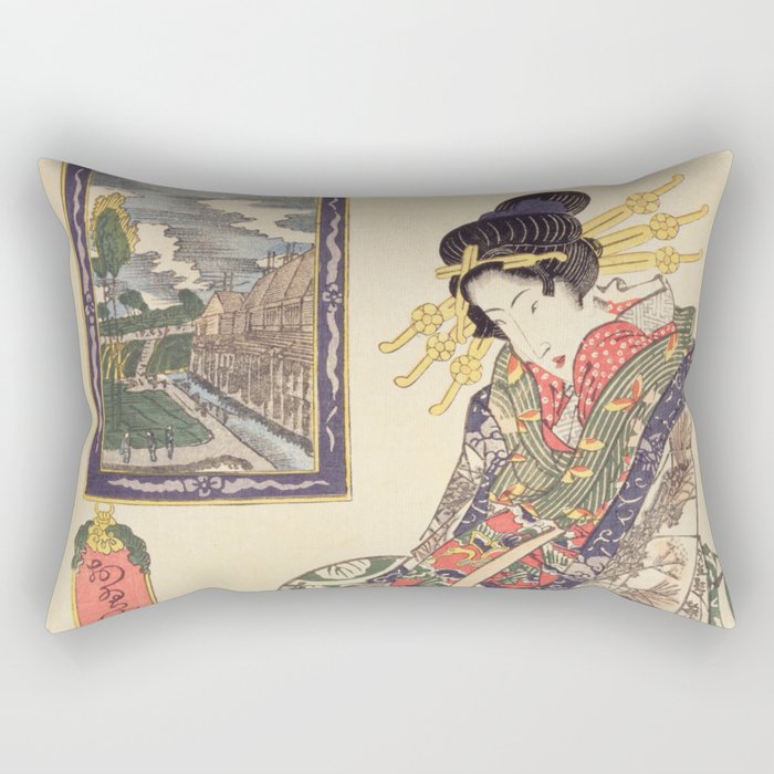 Geisha women Rectangular Pillow