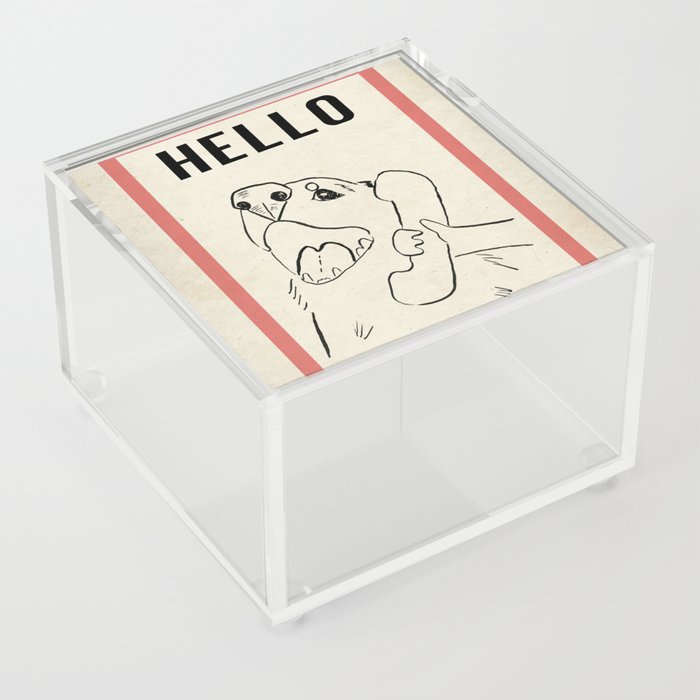 Hello Acrylic Box