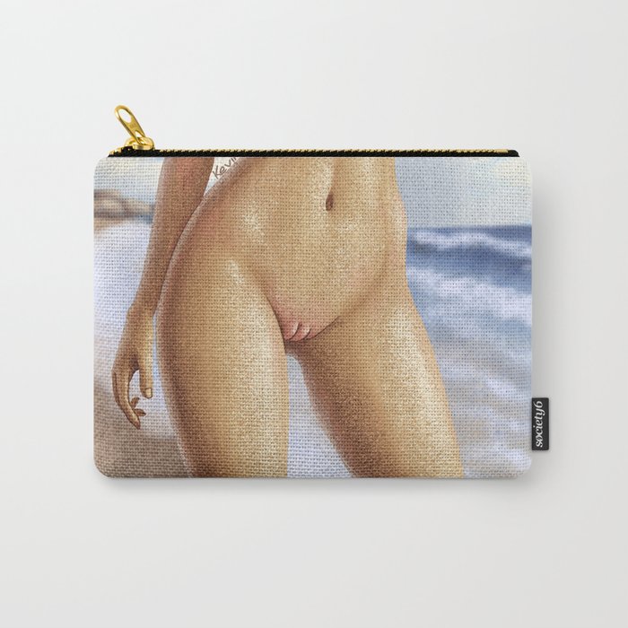 Afro girl nude Carry-All Pouch